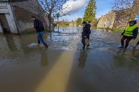 Torrential Rains Cause Flooding In Northern France