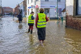 Torrential Rains Cause Flooding In Northern France