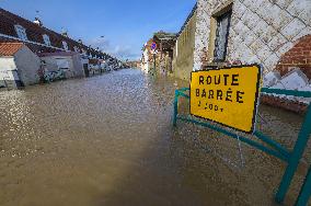 Torrential Rains Cause Flooding In Northern France