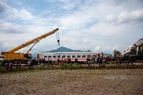 INDONESIA-WEST JAVA-TRAIN ACCIDENT