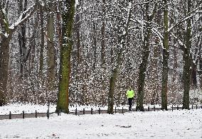 GERMANY-BERLIN-SNOW