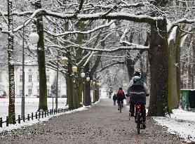 GERMANY-BERLIN-SNOW