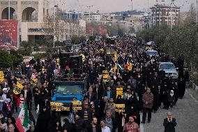 Iran-Tehran, Funeral Ceremony Held For Kerman Attacks Victim