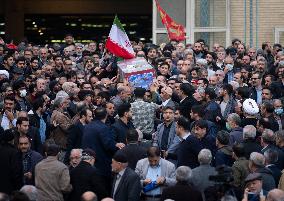 Iran-Tehran, Funeral Ceremony Held For Kerman Attacks Victim