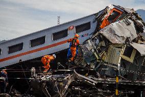 Train Accident In Bandung Java Indonesia