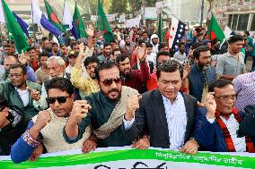 Protest Against The Upcoming General Elections - Dhaka