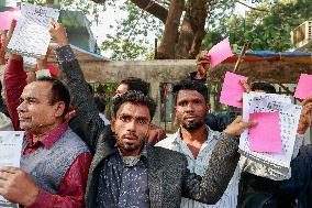 Protest Against The Upcoming General Elections - Dhaka