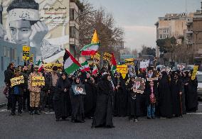 Iran-Rally To Condemn Terrorist Attacks In Kerman