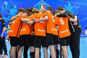 Netherlands v Lithuania - M18 EHF EURO Qualifiers