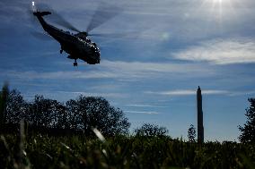 DC: President Joe Biden Departs the White House