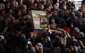 IRAN-TEHRAN-KERMAN-TWIN BOMBINGS-VICTIM-FUNERAL