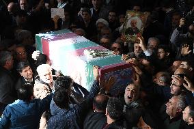 IRAN-TEHRAN-KERMAN-TWIN BOMBINGS-VICTIM-FUNERAL