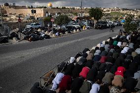 MIDEAST-JERUSALEM-JUMMAH-SECURITY