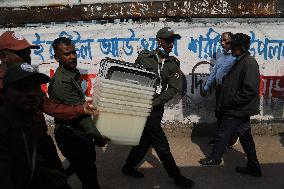 Bangladesh Election - Ballot Box Transportation