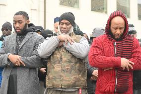 Janazah Of Late Imam Hassan Sharif Who Was Murdered Outside Newark New Jersey Mosque