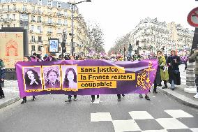 Demonstration in tribute to the Kurds murdered in Paris