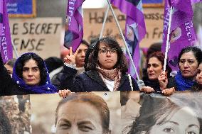 Demonstration in tribute to the Kurds murdered in Paris