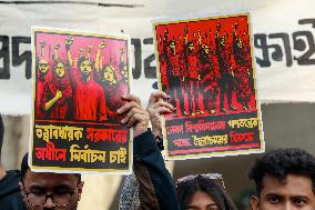 Dhaka University Students Protest As It Boycotts Jan. 7 Election