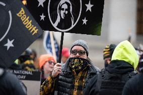 Proud Boys Rally In Columbus , Ohio On Anniversary Of January 6th