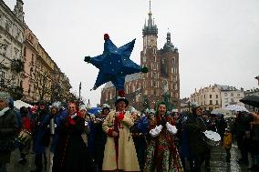 Procession Of The Three Kings In Krakow