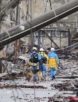 Aftermath of strong quake in central Japan