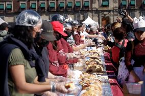 Three Kings Day Celebration In The Zocalo Mexico City