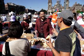 Three Kings Day Celebration In The Zocalo Mexico City