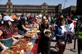 Three Kings Day Celebration In The Zocalo Mexico City