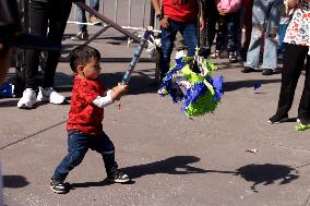 Three Kings Day Celebration In The Zocalo Mexico City