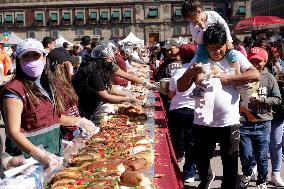 Three Kings Day Celebration In The Zocalo Mexico City