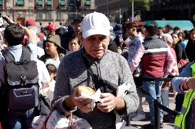 Three Kings Day Celebration In The Zocalo Mexico City