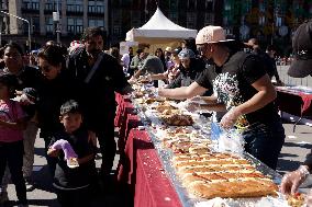 Three Kings Day Celebration In The Zocalo Mexico City