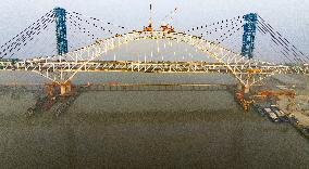 Changtai Yangtze River Bridge Construction