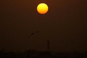Sunset During Cold Winter Evening - Ajmer