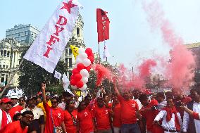 DYFI Youth Rally In Kolkata, India