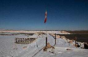 Iran-Dried Lake Of Urmia