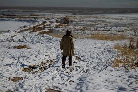 Iran-Dried Lake Of Urmia