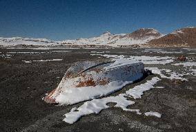 Iran-Dried Lake Of Urmia