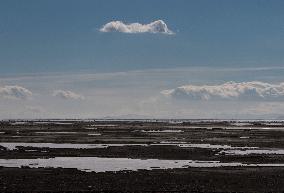 Iran-Dried Lake Of Urmia