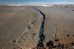 Iran-Dried Lake Of Urmia