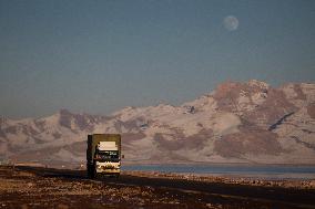 Iran-Dried Lake Of Urmia