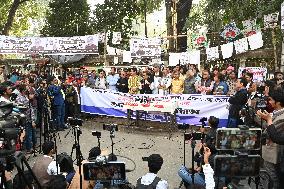 Protest Against General Election In Dhaka