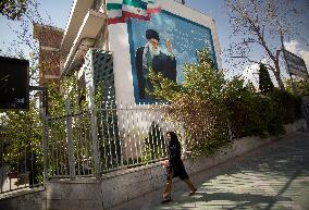 Iran-Portraits Of Supreme Leader