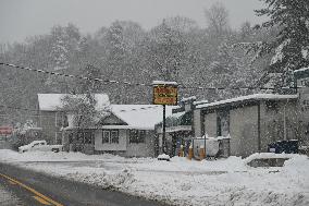 Over 13 Inches Of Snow In Port Jervis New York In First Snowfall Of 2024