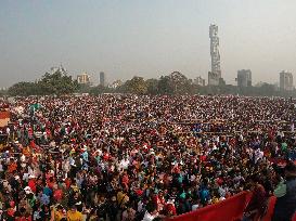 Leftist Rally In Kolkata, India