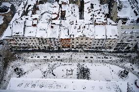 Lviv in winter