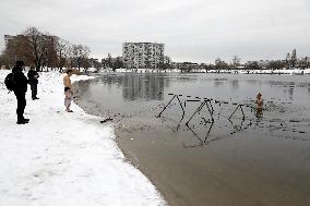 Epiphany on Lake Telbin in Kyiv