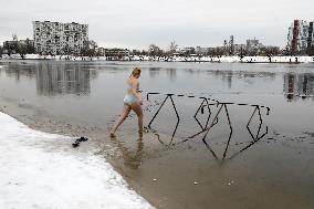 Epiphany on Lake Telbin in Kyiv