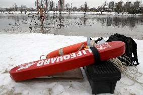 Epiphany on Lake Telbin in Kyiv