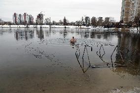 Epiphany on Lake Telbin in Kyiv